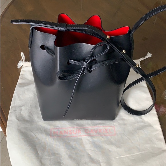 Mansur Gavriel Bucket Bag Black - Picture 2 of 7